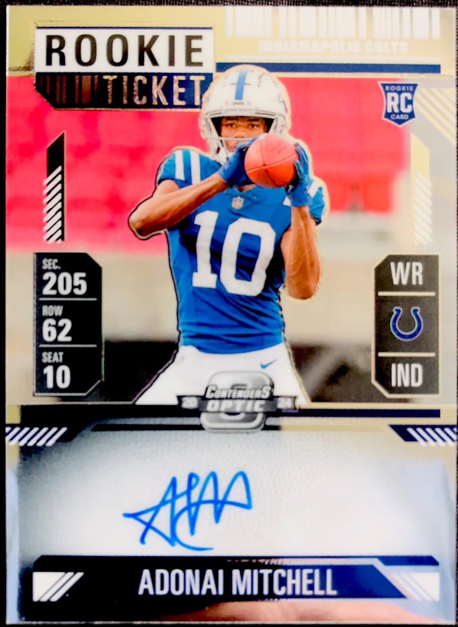 Adonai Mitchell [RPS Auto Variation] #108