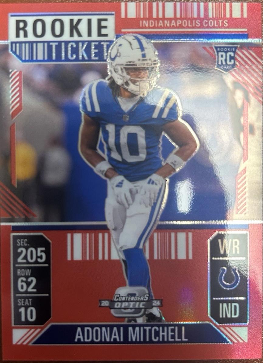Adonai Mitchell [Red] #59