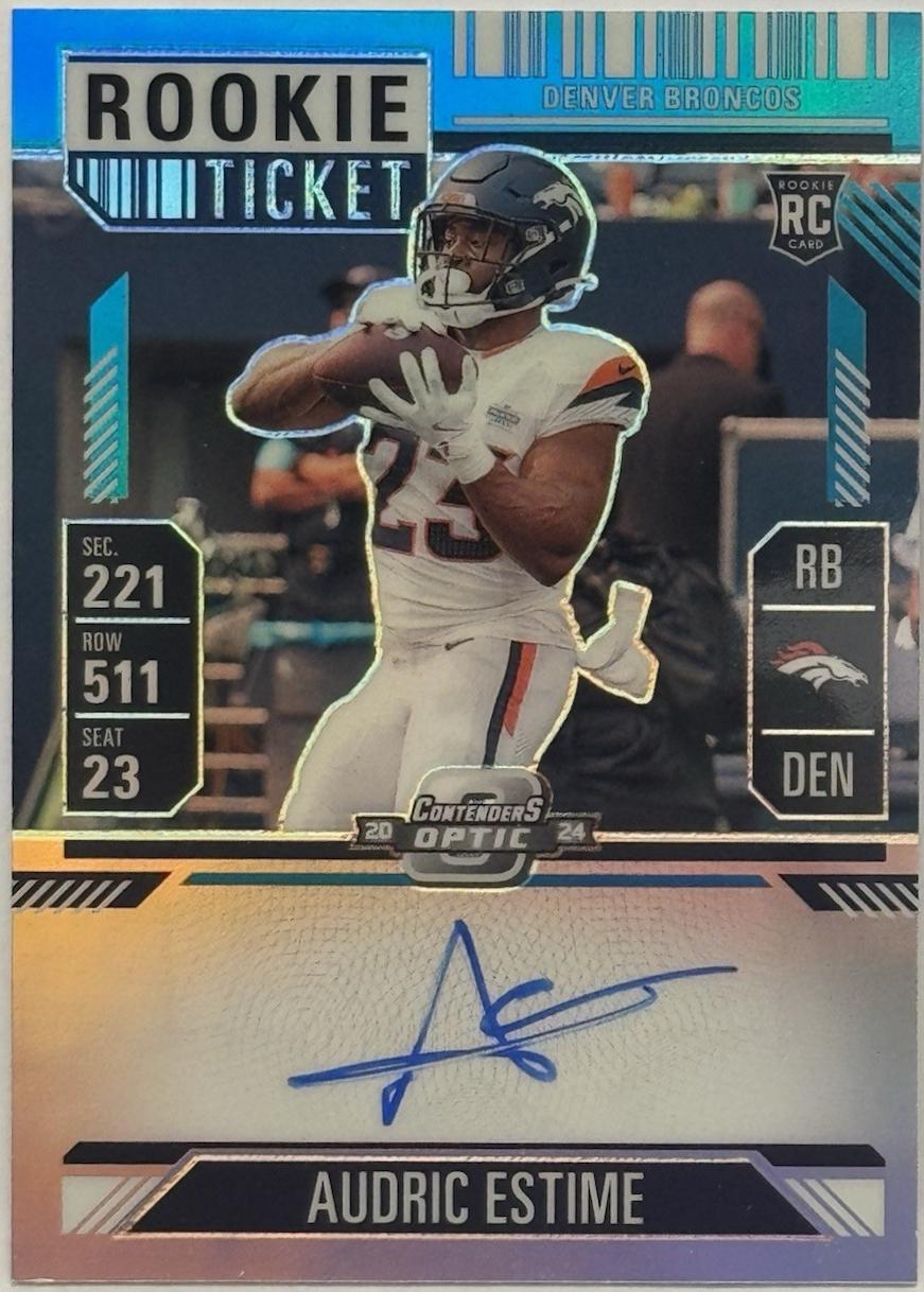 Audric Estime [Blue Autograph] #120