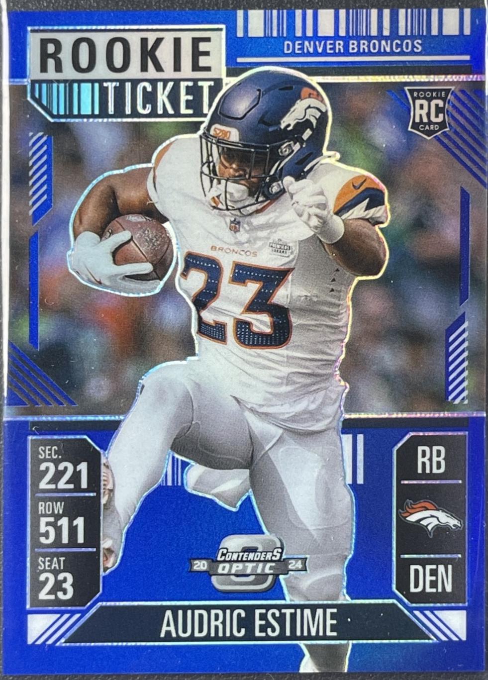 Audric Estime [Blue] #60