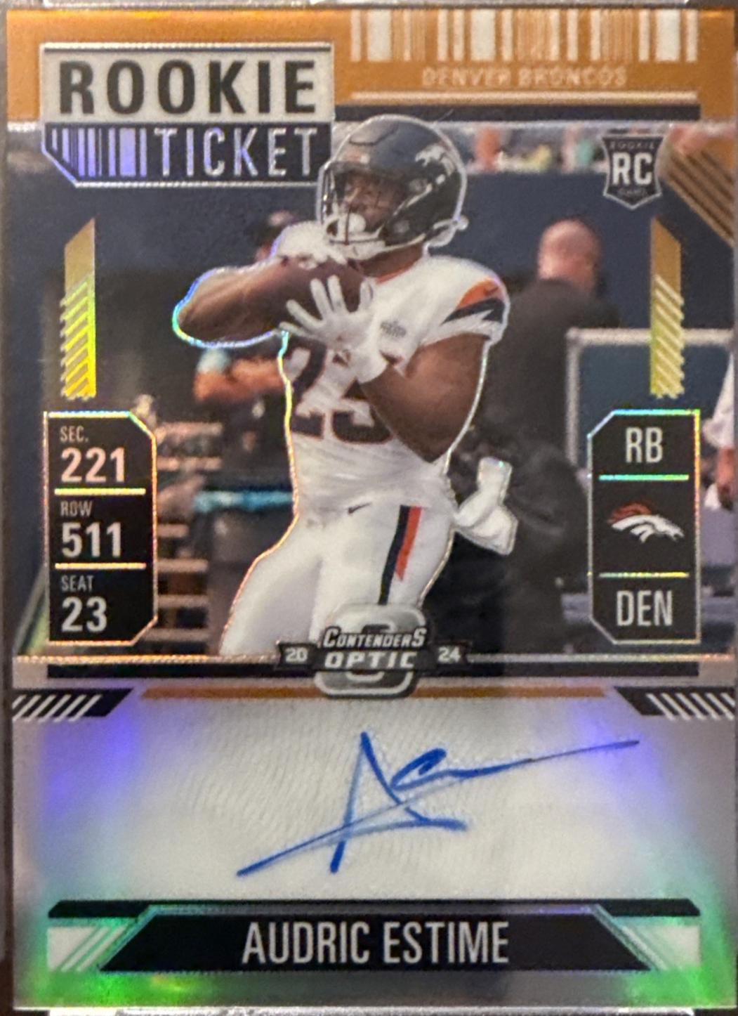 Audric Estime [Orange] #120