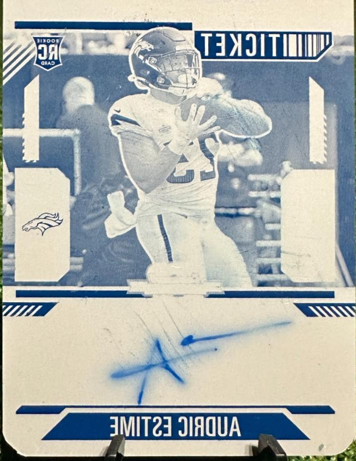 Audric Estime [Printing Plate Autograph] #120