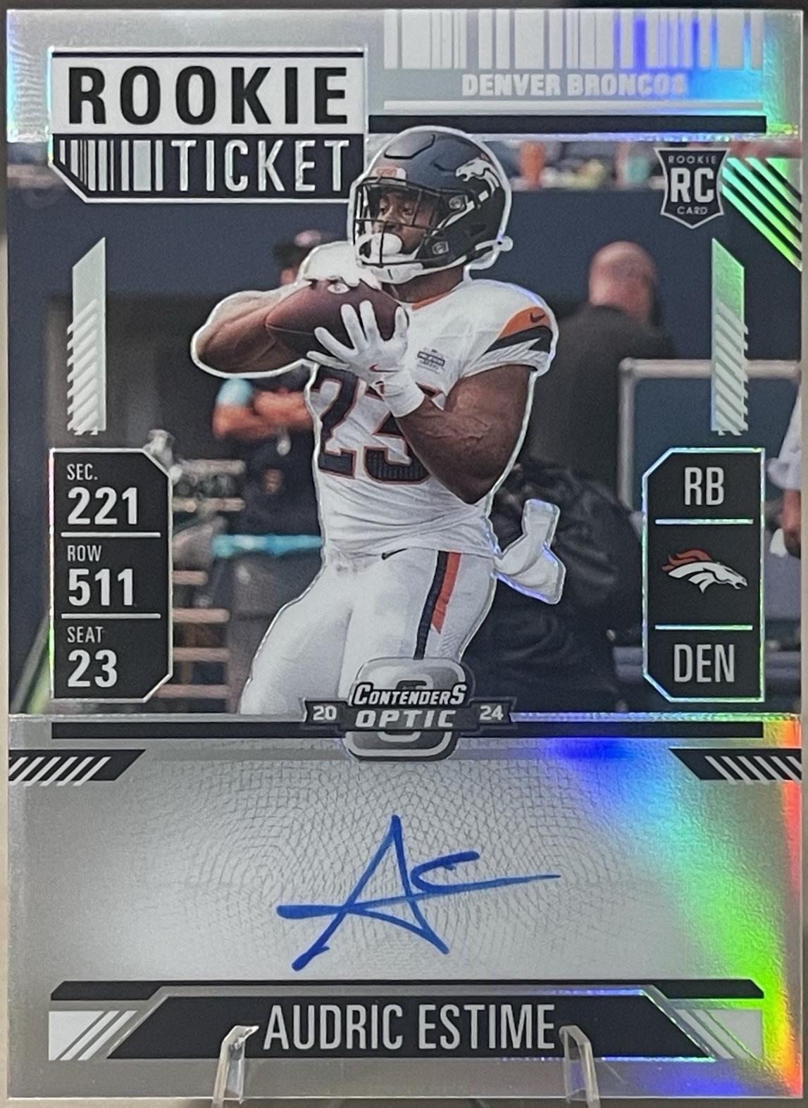 Audric Estime [Silver Autograph] #120