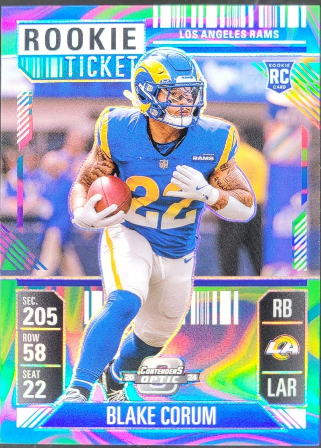 Blake Corum [Neon Marble] #61
