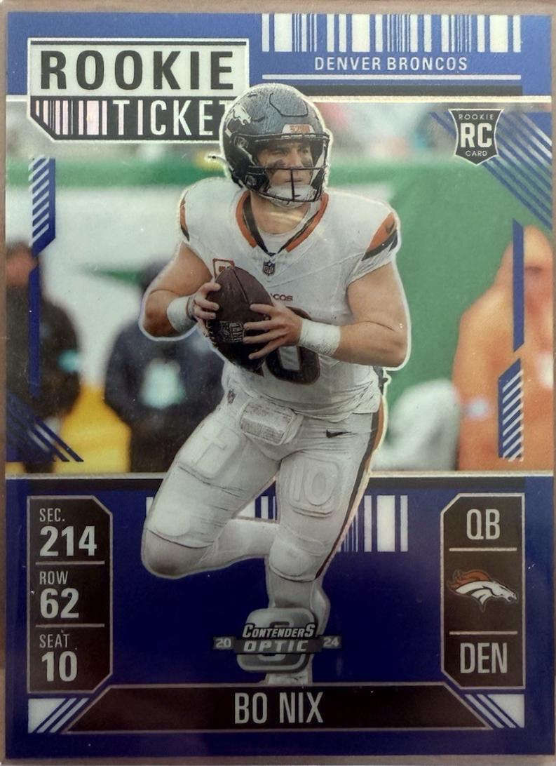 Bo Nix [Blue] #62