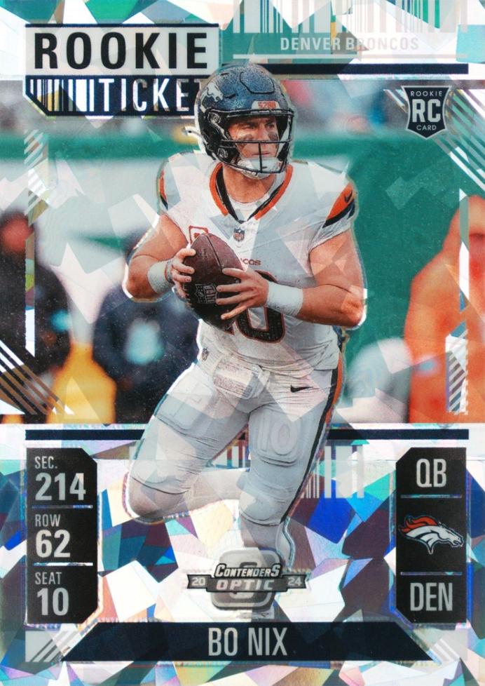 Bo Nix [Cracked Ice] #62