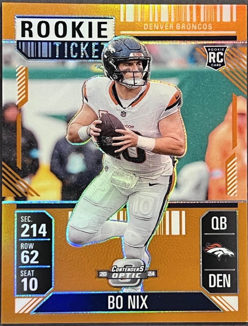 Bo Nix [Orange] #62