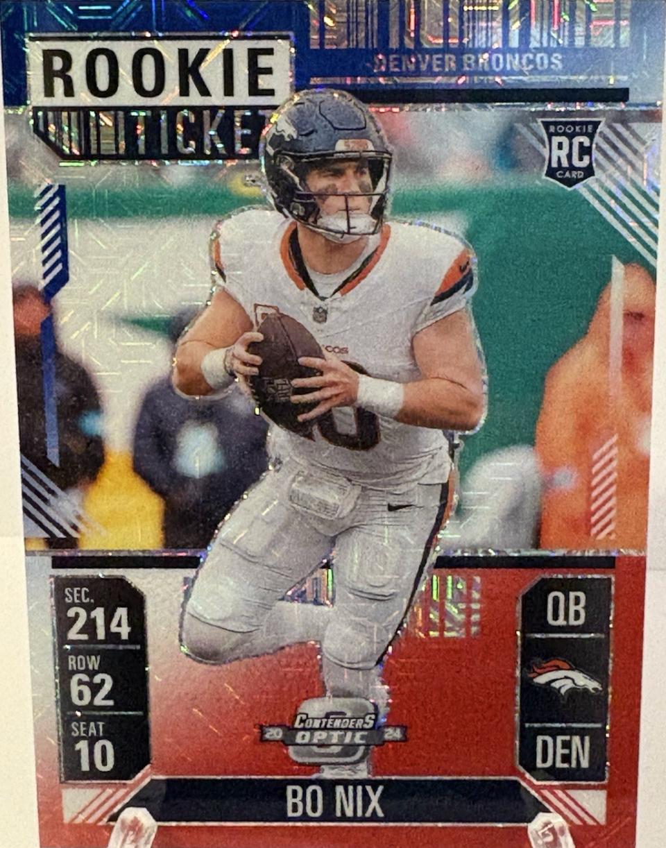 Bo Nix [Red White Blue] #62
