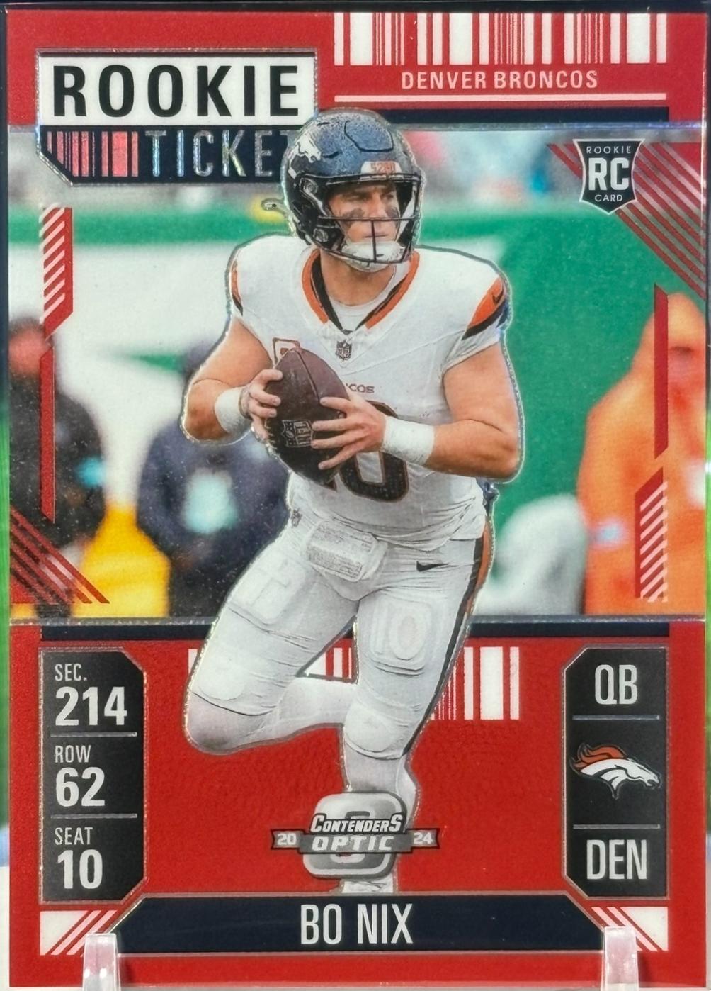 Bo Nix [Red] #62