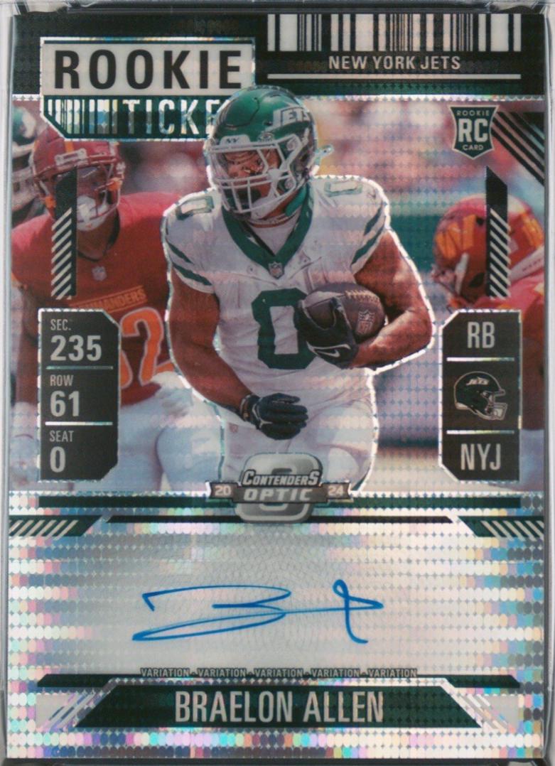 Braelon Allen [Black Pulsar Autograph] #115