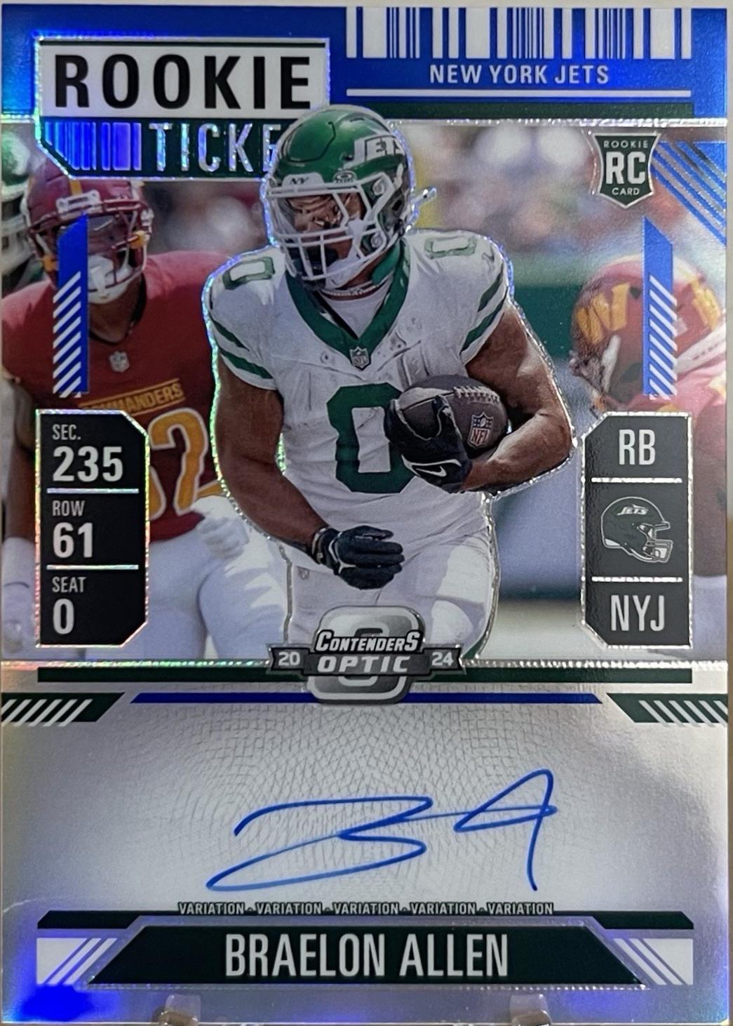 Braelon Allen [Blue Autograph] #115