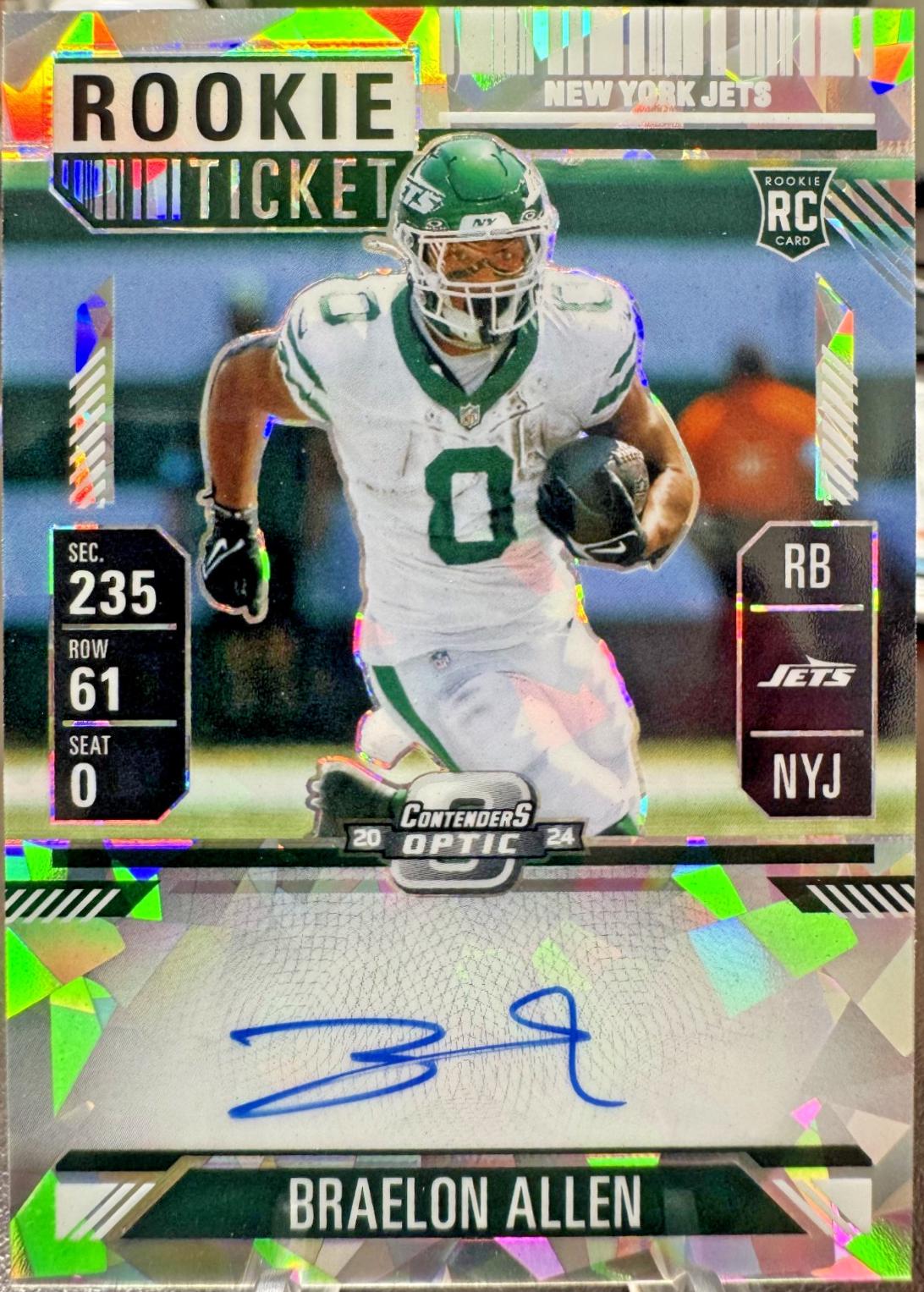 Braelon Allen [Cracked Ice Autograph] #115