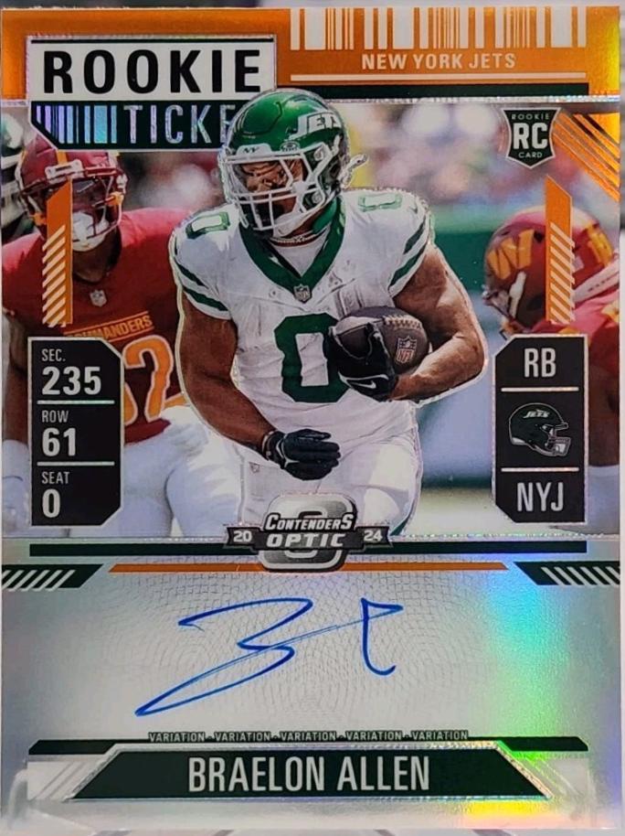 Braelon Allen [Orange Autograph] #115