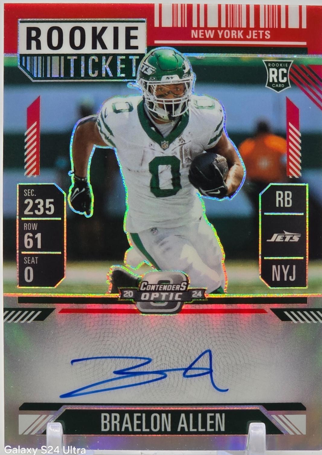 Braelon Allen [Red Autograph] #115