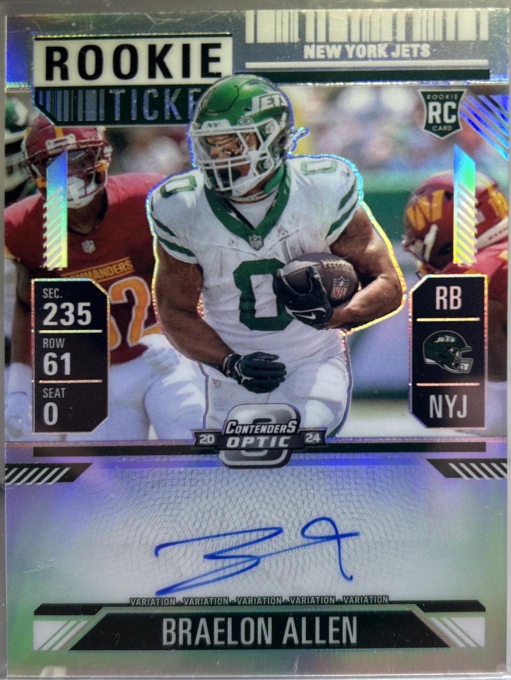 Braelon Allen [Silver Autograph] #115