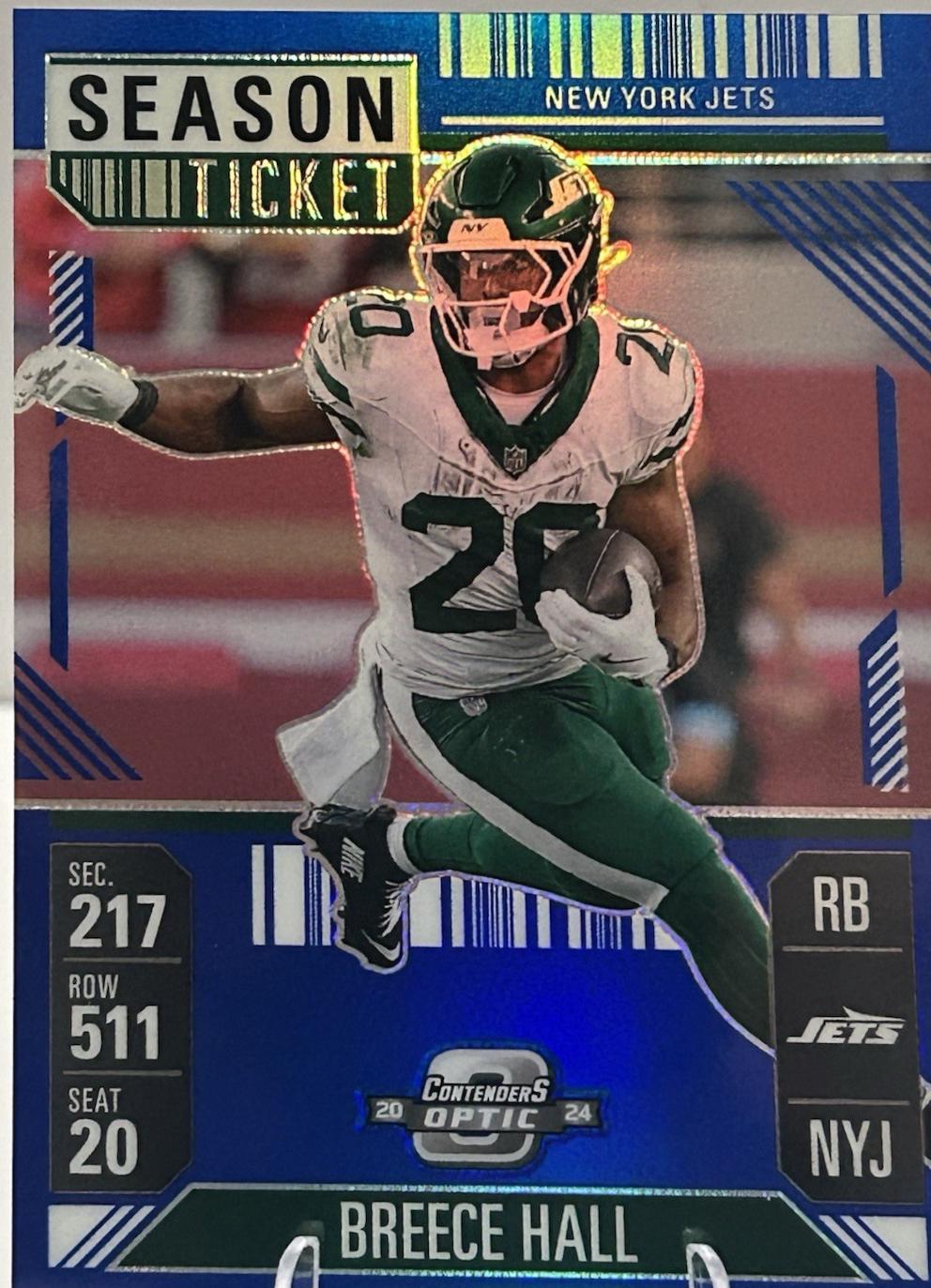 Breece Hall [Blue] #43