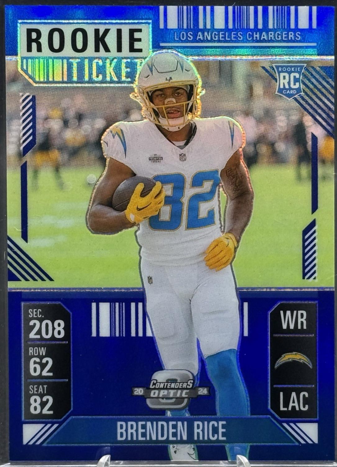 Brenden Rice [Blue] #64