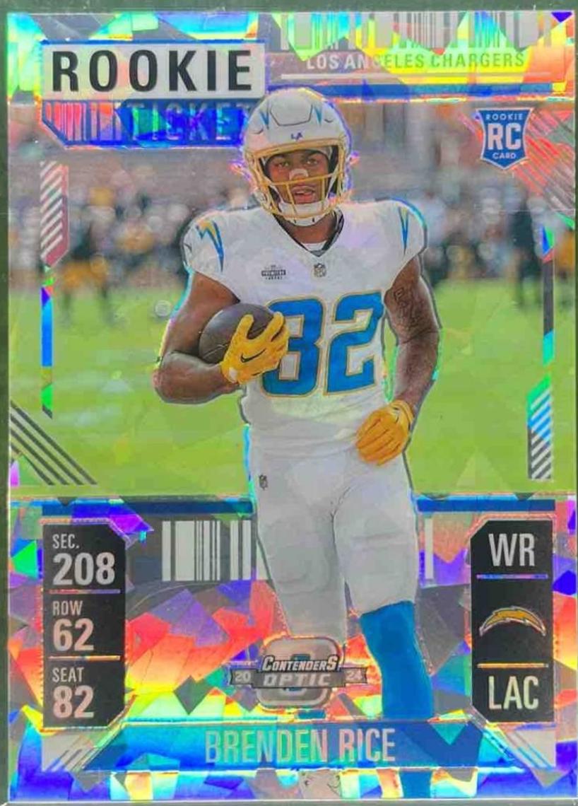 Brenden Rice [Cracked Ice] #64
