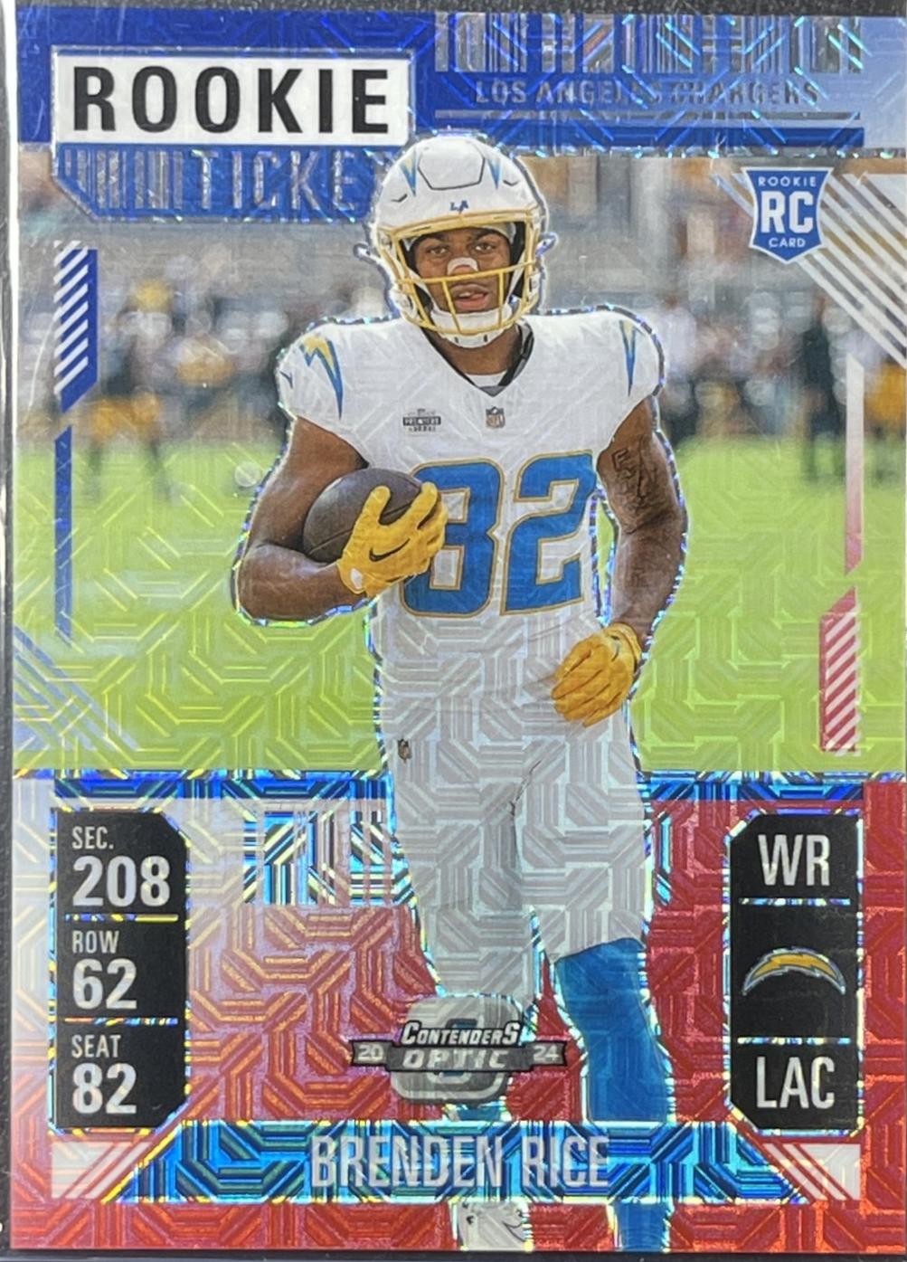 Brenden Rice [Red White Blue] #64