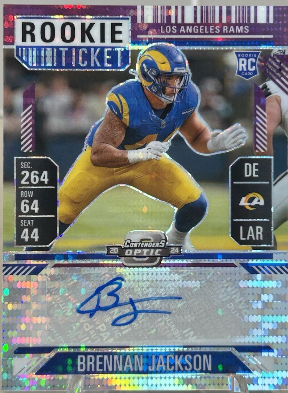 Brennan Jackson [Rookie Ticket Autograph Purple] #207