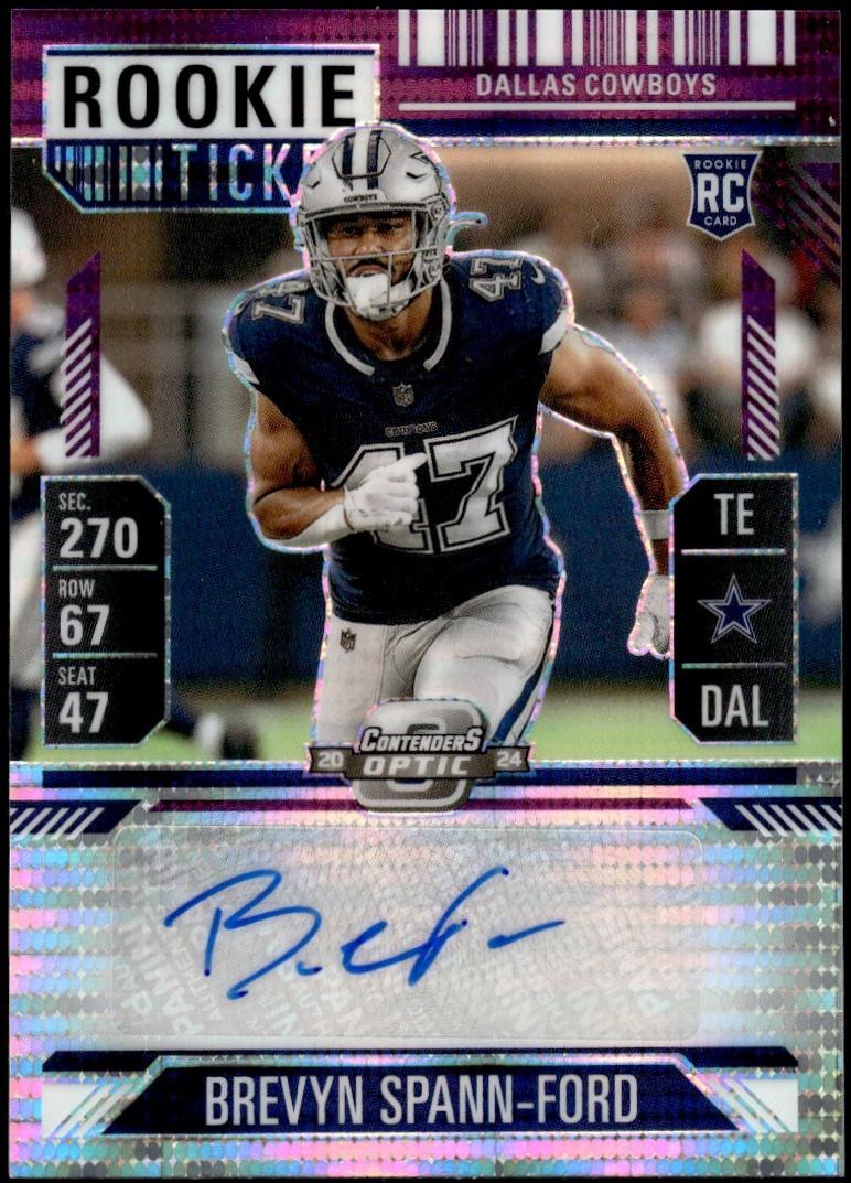 Brevyn Spann-Ford [Rookie Ticket Autograph Purple] #175