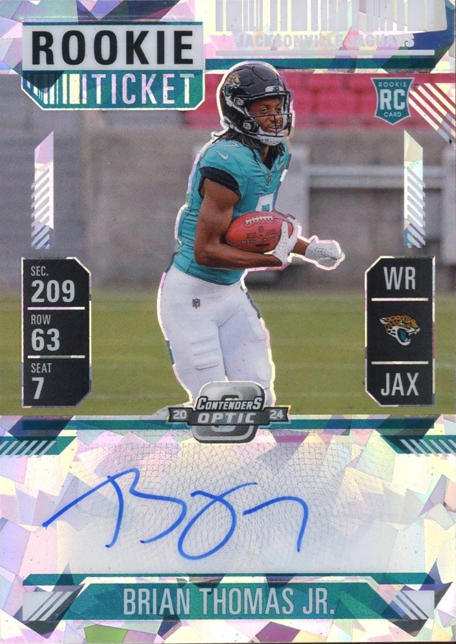 Brian Thomas Jr. [Cracked Ice Autograph] #103
