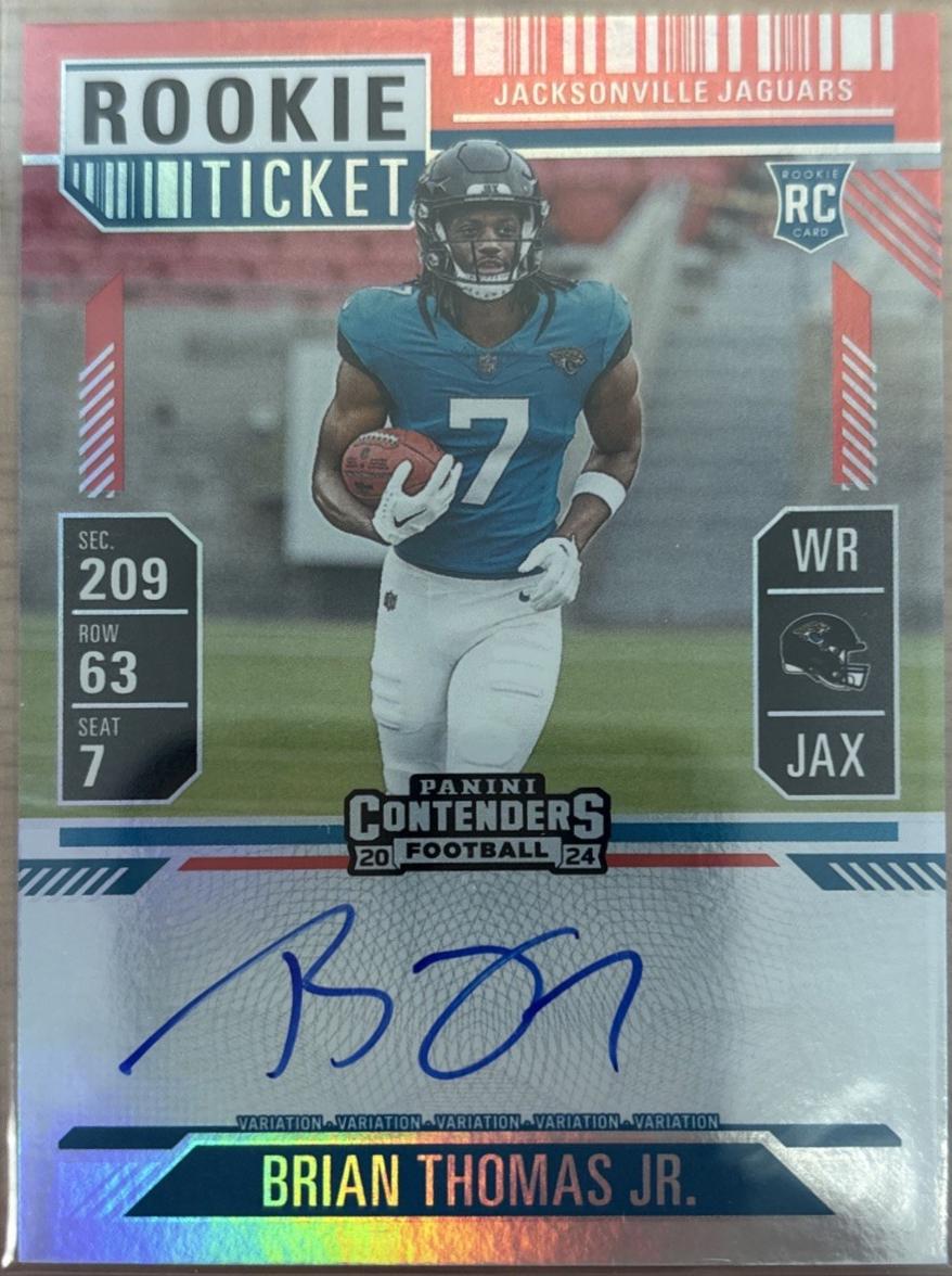 Brian Thomas Jr. [Red Autograph] #103