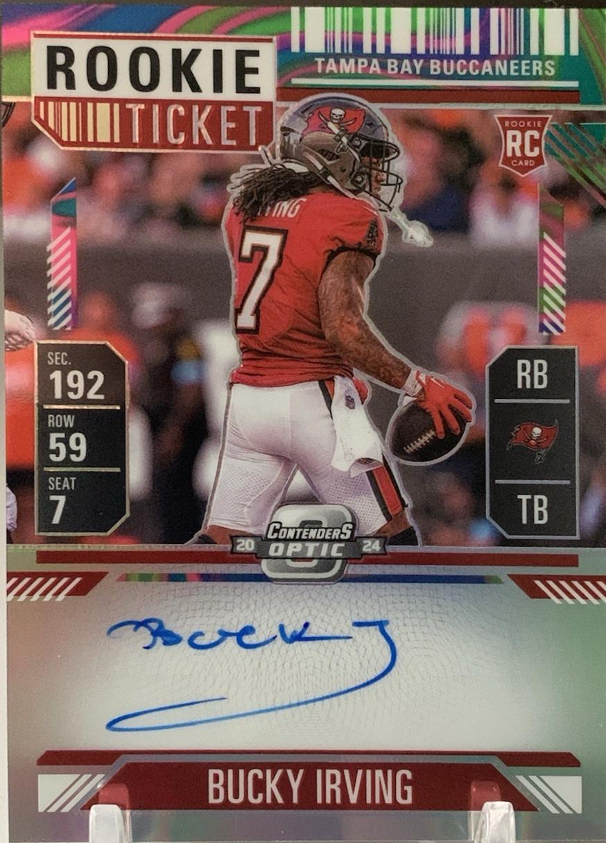 Bucky Irving [Neon Marble Autograph] #122