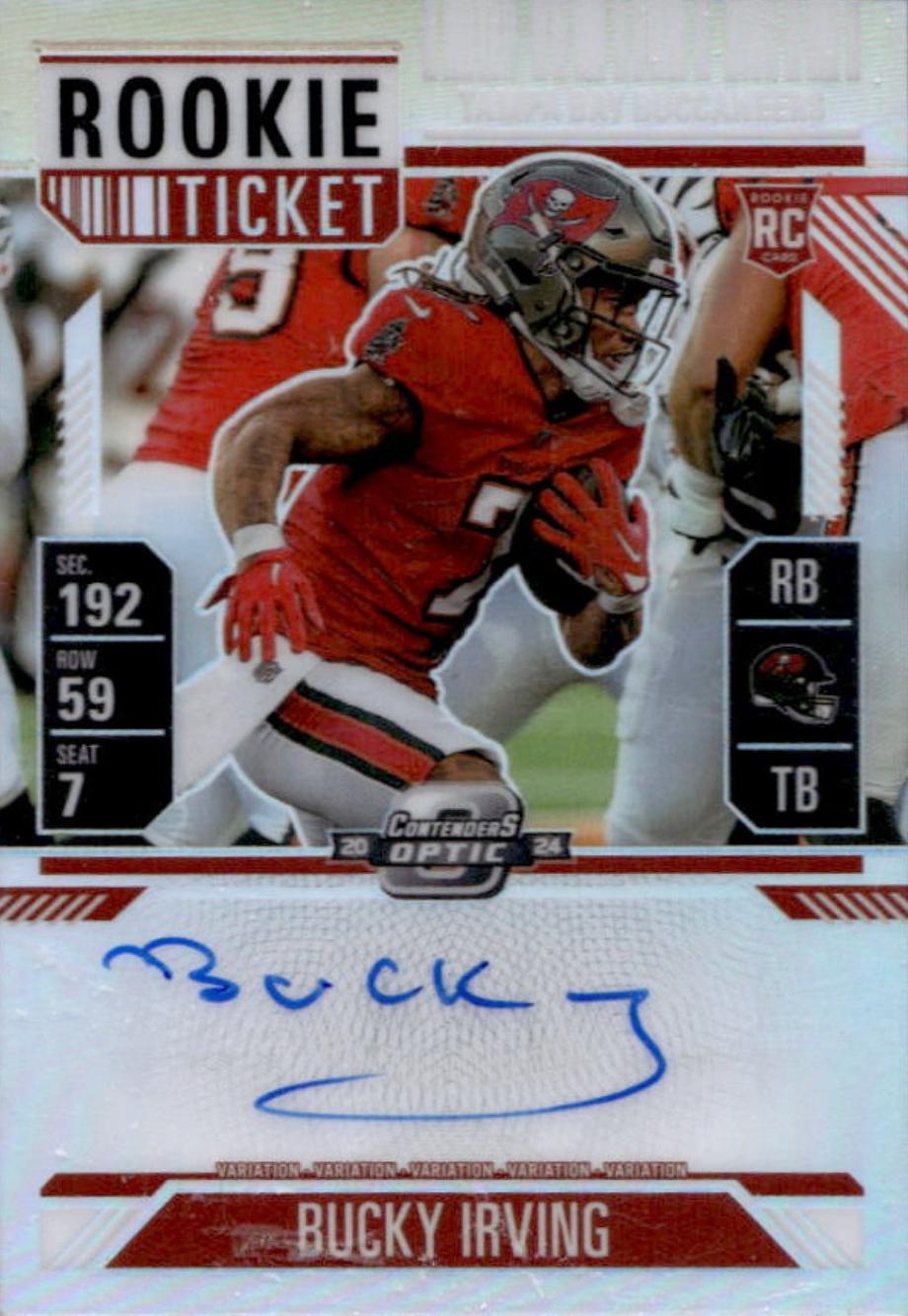 Bucky Irving [RPS Auto Variation] #122