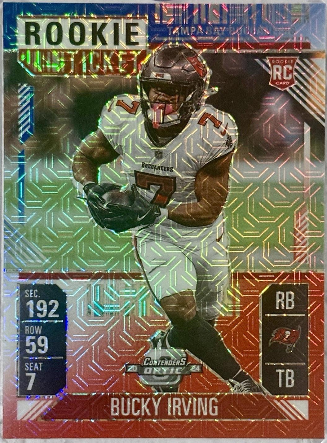 Bucky Irving [Red White Blue] #67
