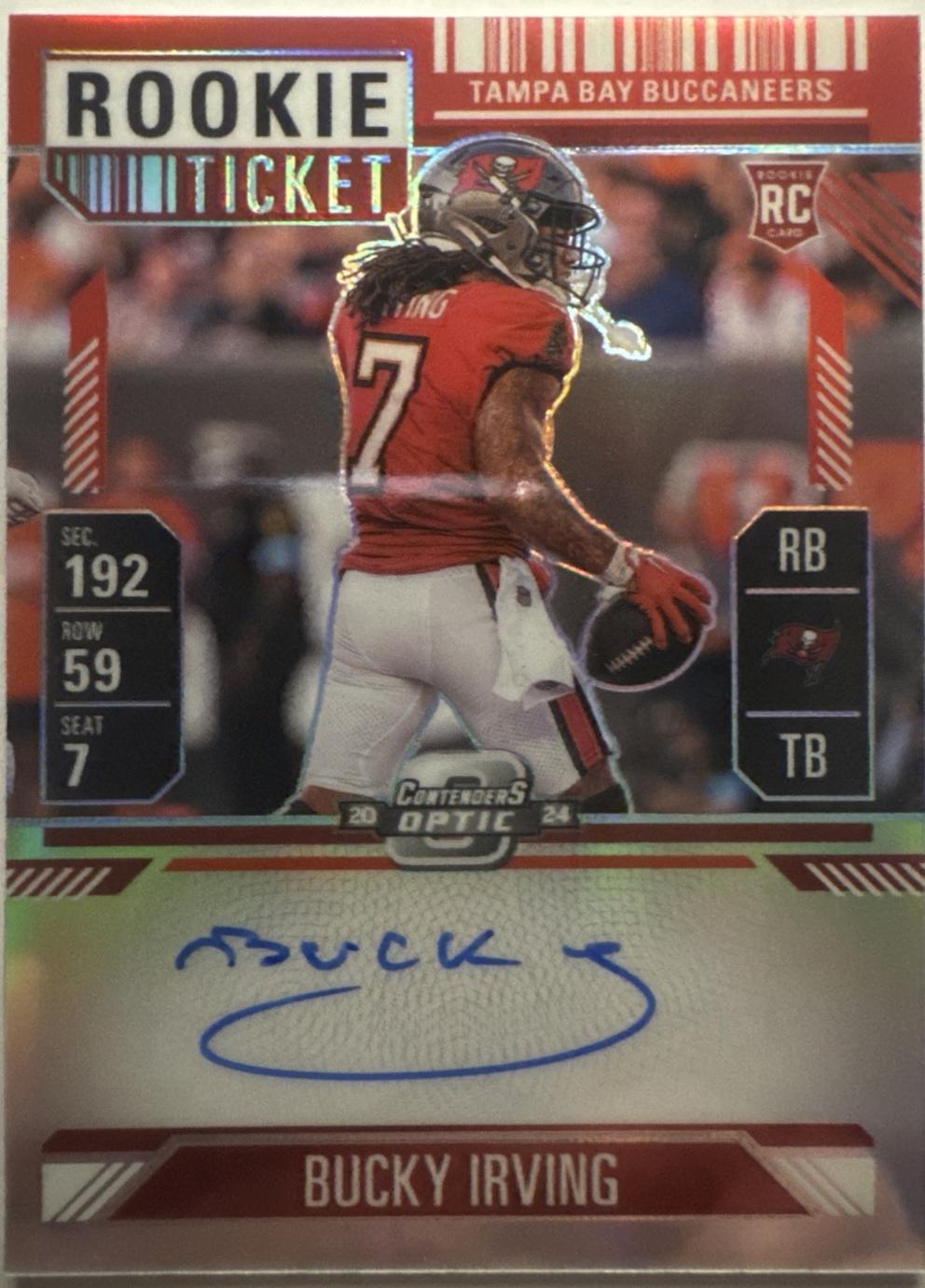Bucky Irving [Red] #122