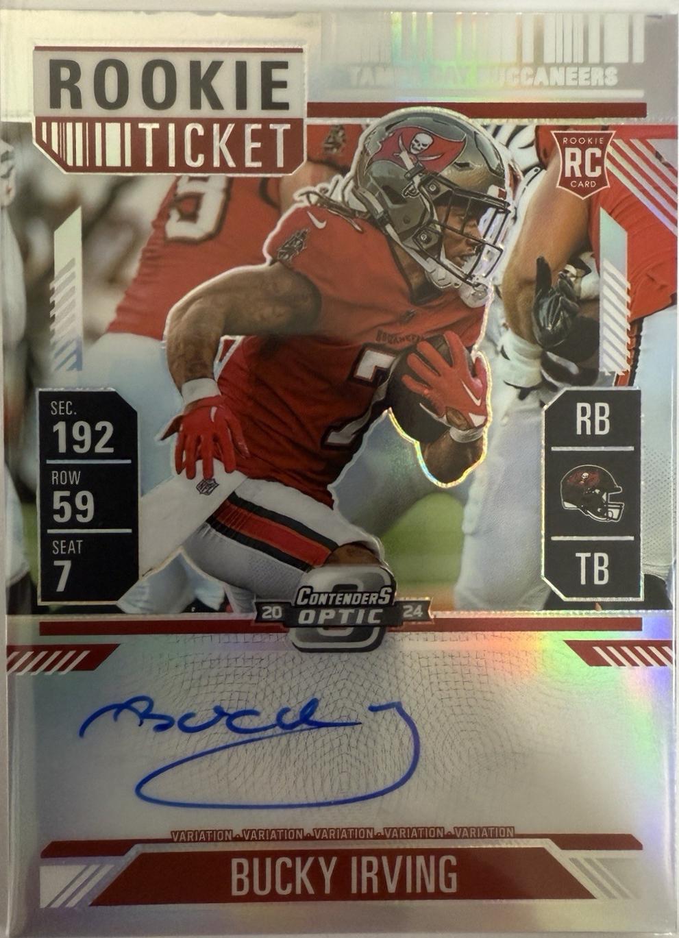 Bucky Irving [Silver Autograph] #122