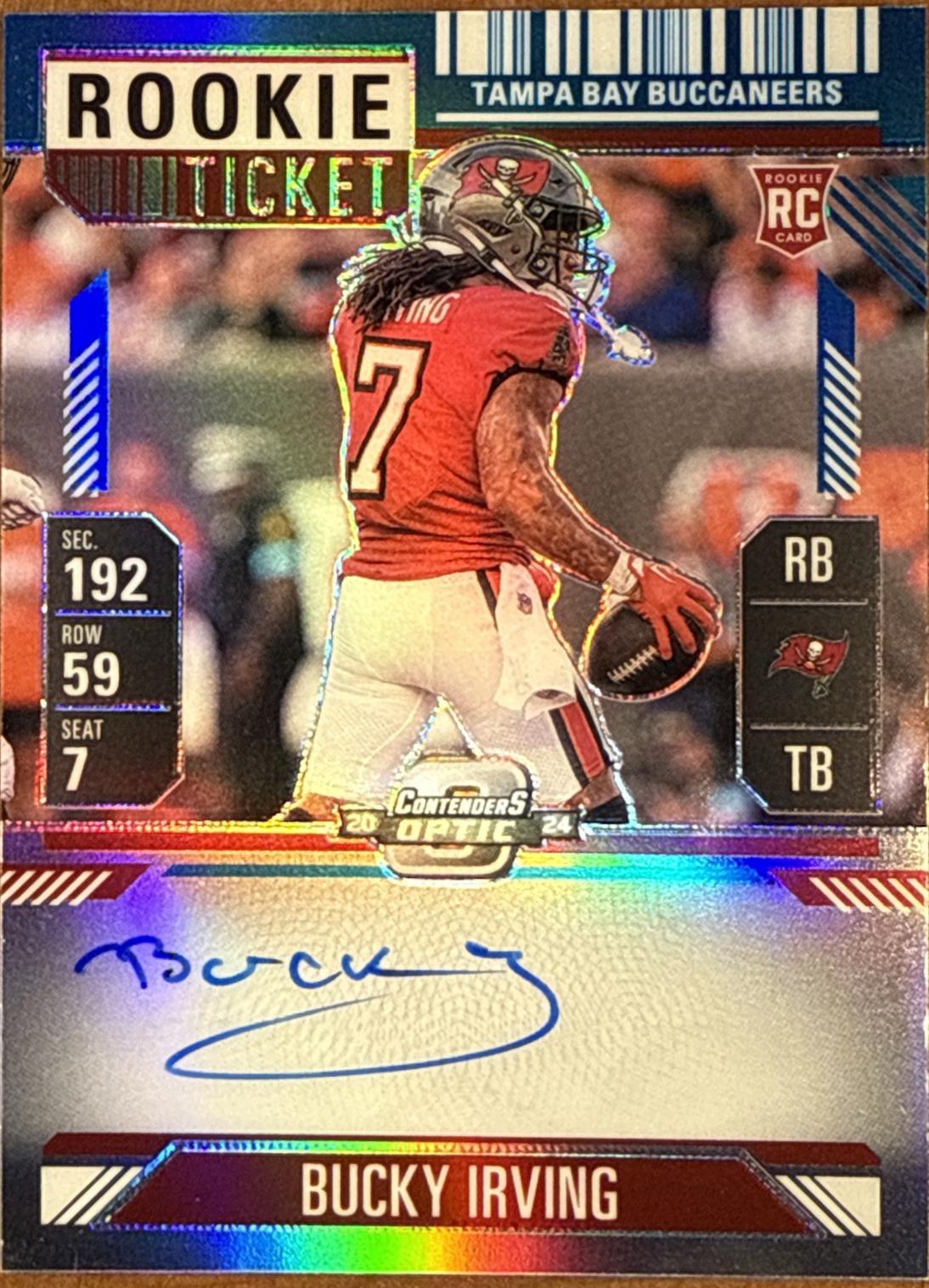 Bucky Irving [Teal Autograph] #122