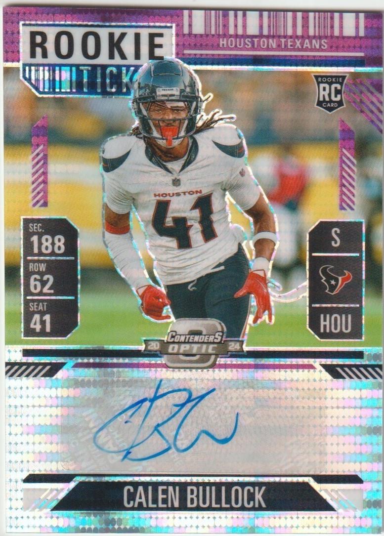 Calen Bullock [Rookie Ticket Autograph Purple] #178