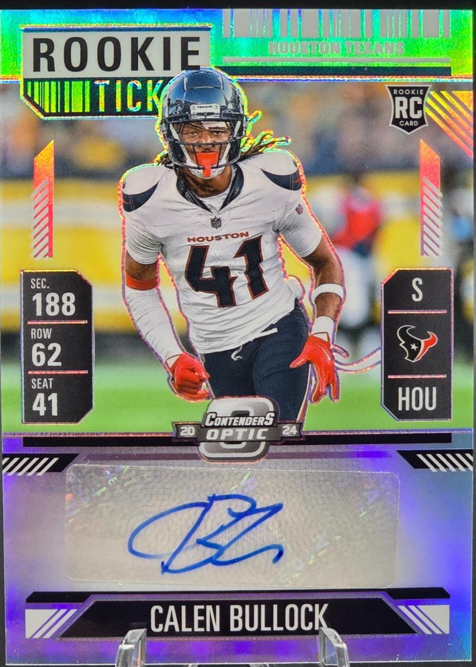 Calen Bullock [Rookie Ticket Autograph Silver] #178