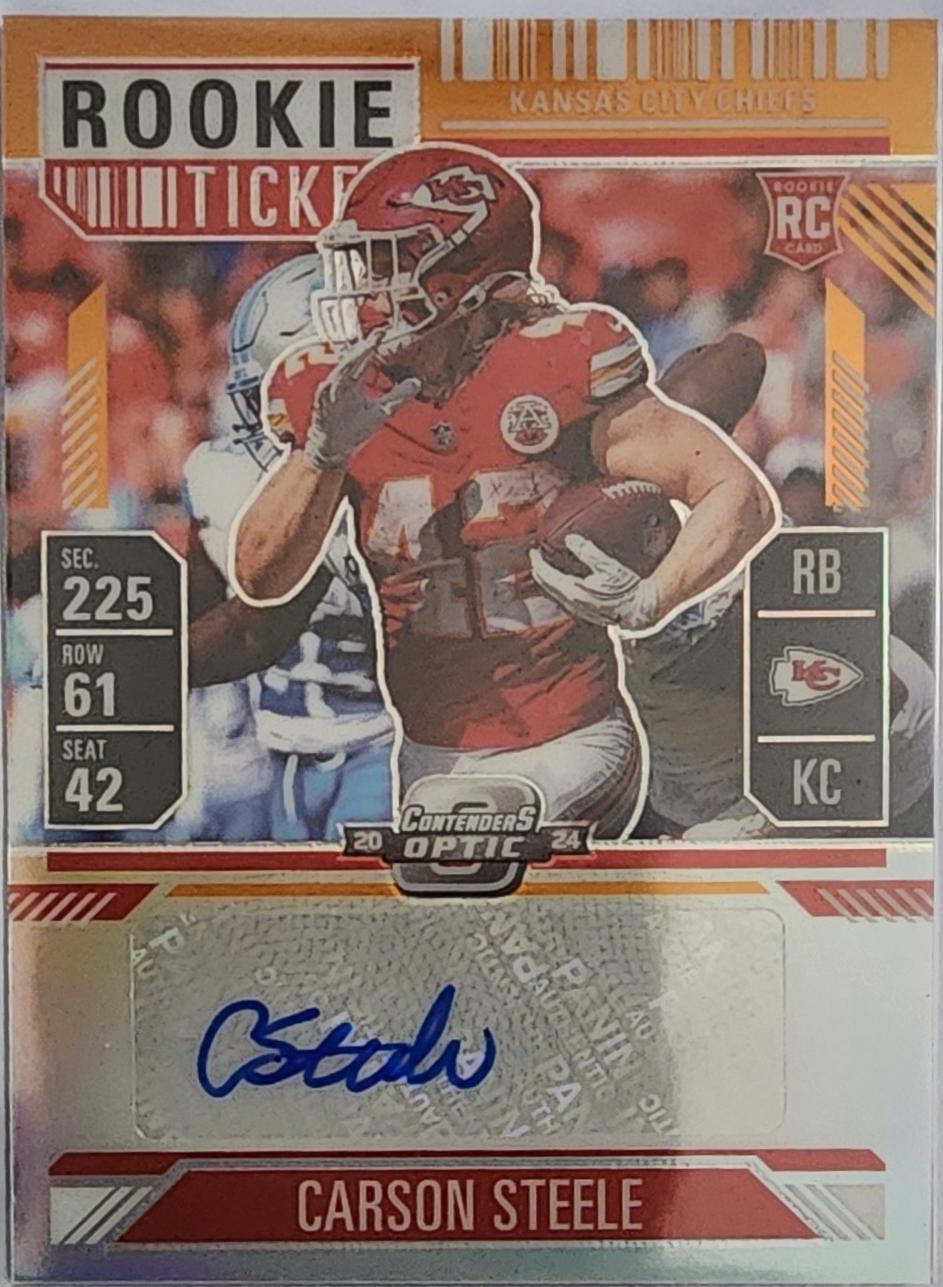 Carson Steele [Rookie Ticket Autograph Silver] #184