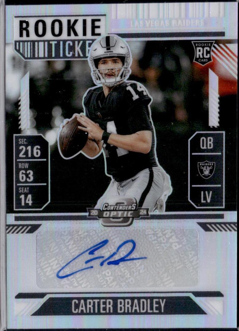 Carter Bradley [Rookie Ticket Autograph Silver] #186