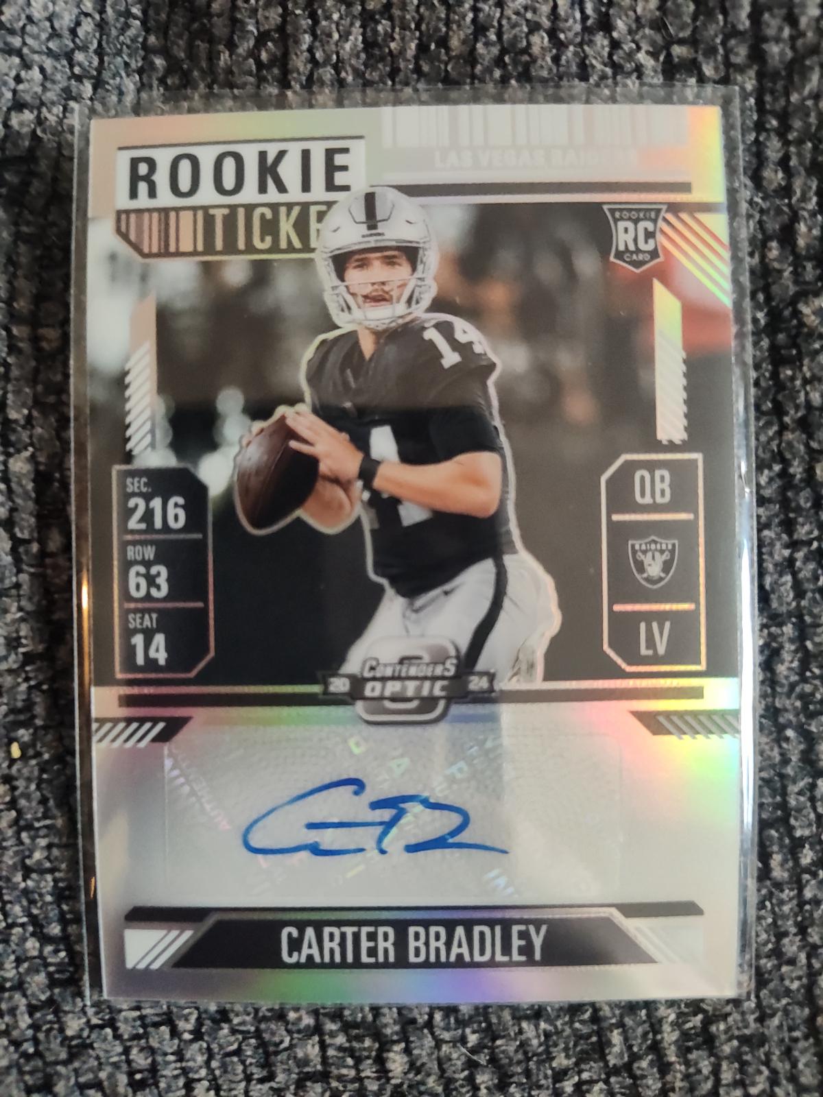Carter Bradley [Rookie Ticket Autograph] #186