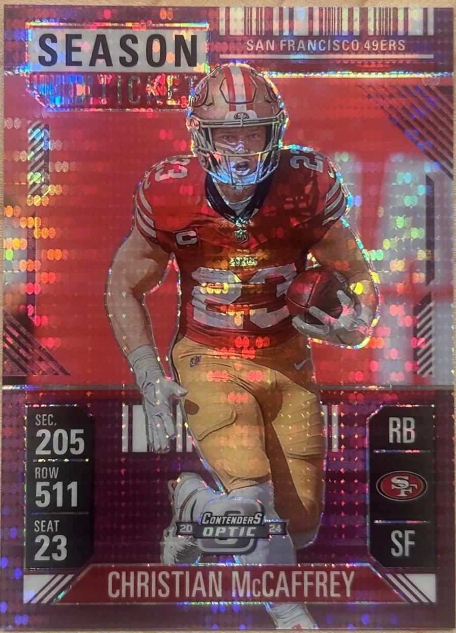 Christian McCaffrey [Purple Pulsar] #49