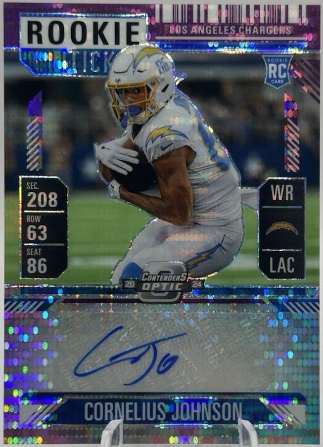 Cornelius Johnson [Rookie Ticket Autograph Purple] #181