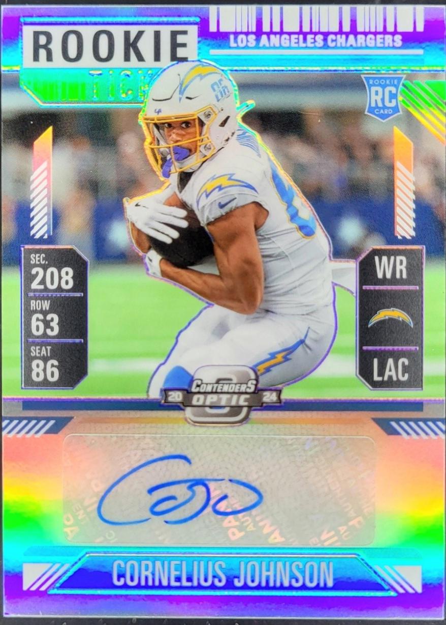 Cornelius Johnson [Rookie Ticket Autograph Silver] #181