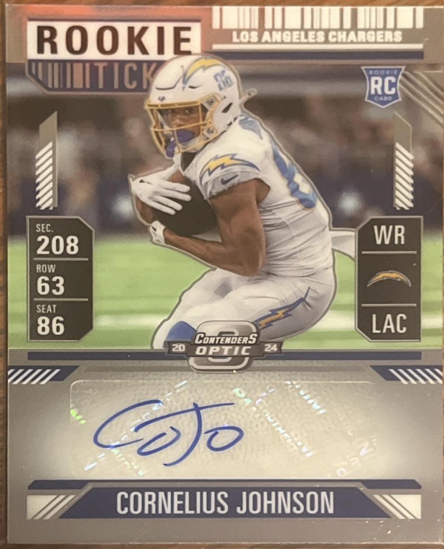 Cornelius Johnson [Rookie Ticket Autograph] #181