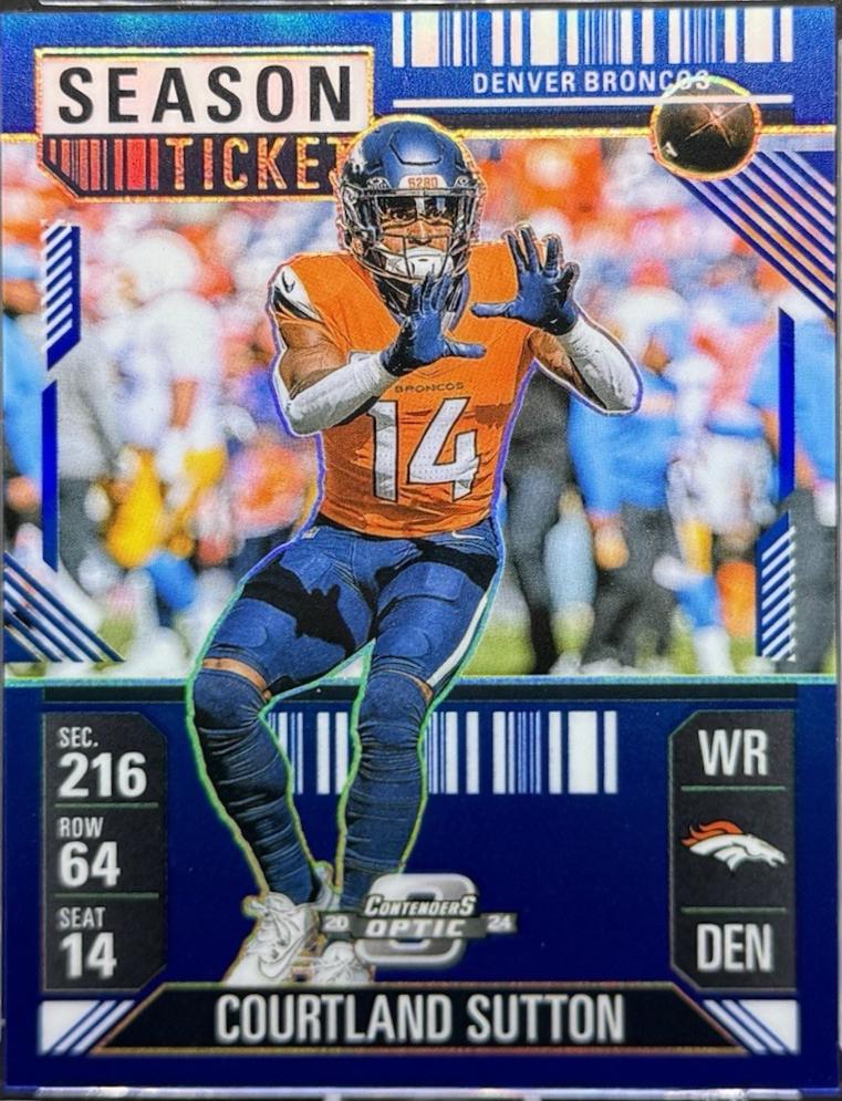 Courtland Sutton [Blue] #16