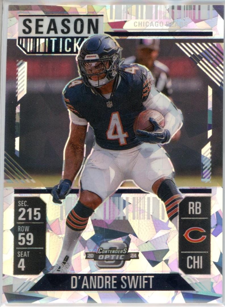 D'Andre Swift [Cracked Ice] #8