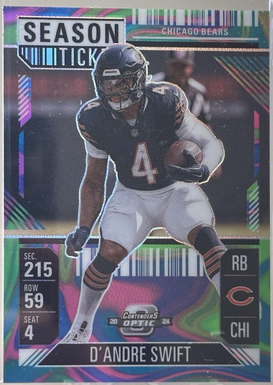 D'Andre Swift [Neon Marble] #8