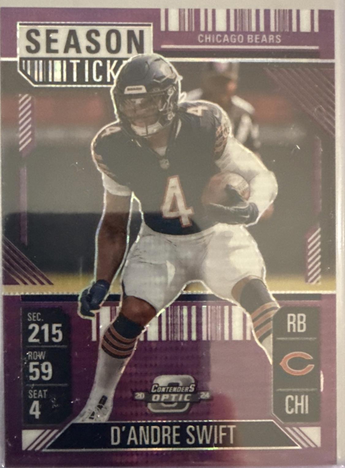 D'Andre Swift [Purple Pulsar] #8