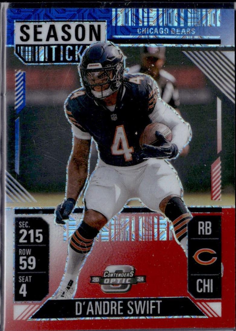D'Andre Swift [Red White Blue] #8