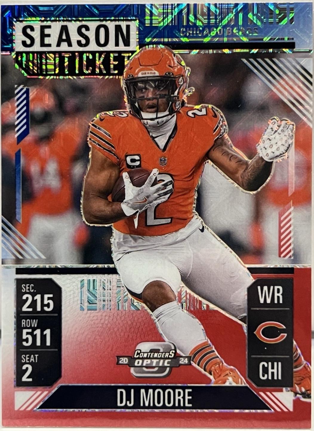 DJ Moore [Red White Blue] #9