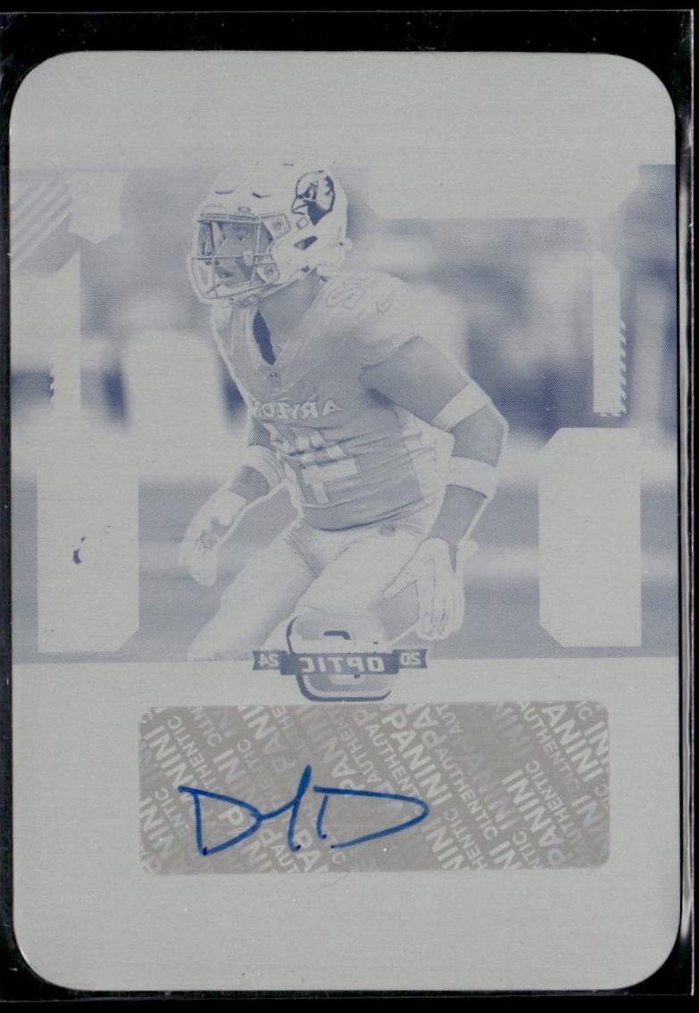 Dadrion Taylor-Demerson [Printing Plate Rookie Ticket Autograph Purple] #188