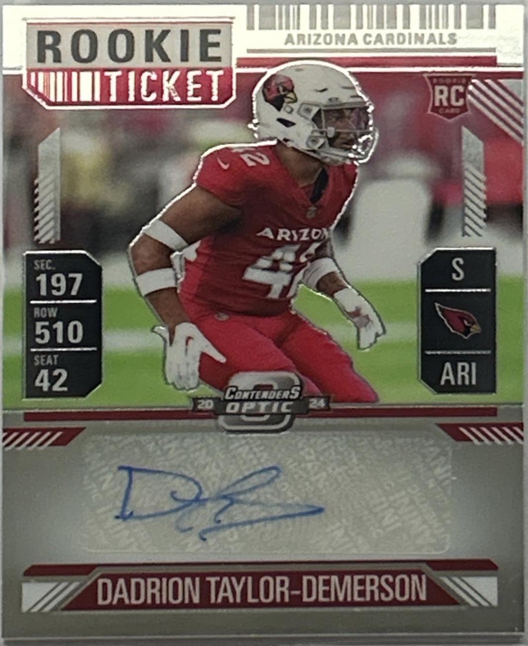 Dadrion Taylor-Demerson [Rookie Ticket Autograph] #188
